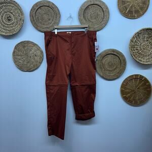 NEW Dakota Grizzly Convertible Pant Plus Size XXL Hiking Granola Zip Off Outdoor